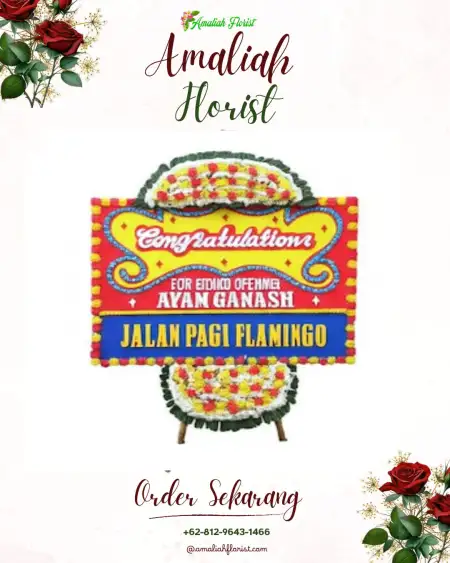 Sewa Papan Bunga Mergayu